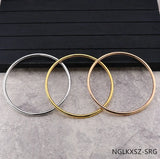 Letter O Bangle Bracelet Round Silver Cuff Women's Jewelry Gift