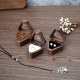 Jewelry Organizer Display Triangle Shape Storage Box Soft Interior Holder