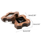 Jewelry Organizer Triangle Shape Storage Box Soft Holder Travel Case