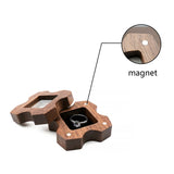 Jewelry Organizer Triangle Shape Storage Box Soft Holder Travel Case