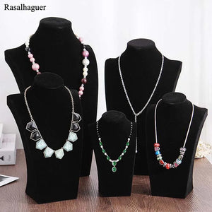 Necklace Stand Jewelry Model Mannequin Display Organizer Shelf