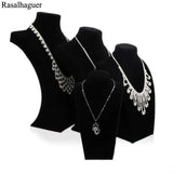 Necklace Stand Jewelry Model Mannequin Display Organizer Shelf