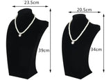 Necklace Stand Jewelry Model Mannequin Display Organizer Shelf