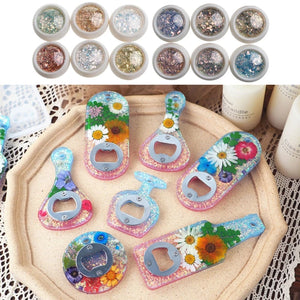 12 Colors Holographic Glitters for Coloring Eye Hair Nail Body Jewelry