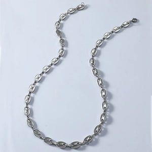 Coffee-Bean Chain Bracelet Necklace Hip-hop Charm Jewelry