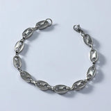 Coffee-Bean Chain Bracelet Necklace Hip-hop Charm Jewelry