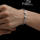 Coffee-Bean Chain Bracelet Necklace Hip-hop Charm Jewelry