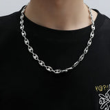 Coffee-Bean Chain Bracelet Necklace Hip-hop Charm Jewelry