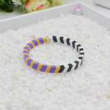 Bohemian Macaron Enamel Women's Bracelet - DIY Stretch Bangle