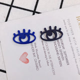 6pcs Funny Eyes Acrylic DIY Earrings Material