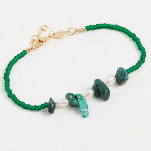 Natural Freshwater Pearl Rice Bead Mix And Match Bracelet
