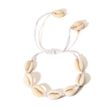 Beach Braided Geometric Shell Bracelet