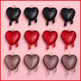 Teardrop Love Pendant DIY Earrings Necklace Material