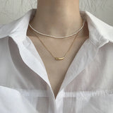 925 Silver Necklace Ins Cold Wind Clavicle Chain