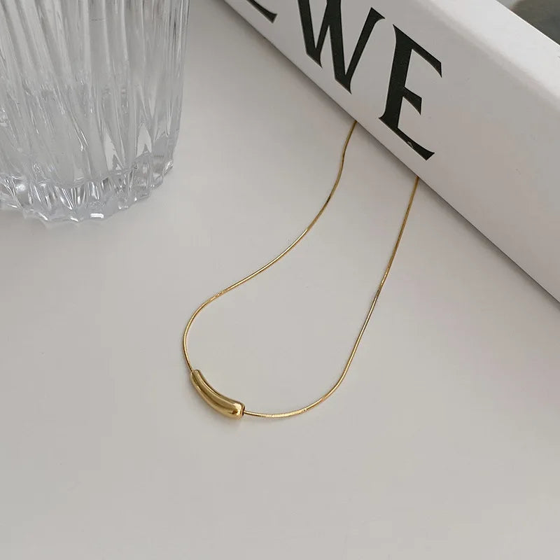 925 Silver Necklace Ins Cold Wind Clavicle Chain