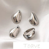 Irregular Water Drop Shaped Glossy Pendant for DIY Accessories