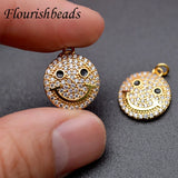 Enamel Smiley Face Necklace Earring Charm for Bracelets