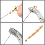 Nickel-iron Bead Crimping Pliers for DIY Jewelry