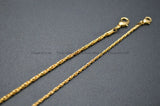 Nickle Plating Twist Necklace Chains 10pc /lot