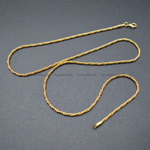Nickle Plating Twist Necklace Chains 10pc /lot