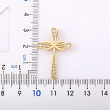 Classic Cross Choker Pendant Necklace for Women
