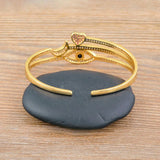 Korea Heart/Moon/Evil Eye Zircon Bangle Women Rhinestones