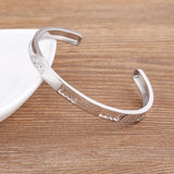 Nidin Light Love Bangles Cubic Zirconia Couple Bracelets