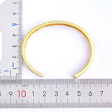 Nidin Light Love Bangles Cubic Zirconia Couple Bracelets