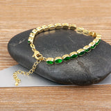 Nidin Light Crystal Bracelet for Women Cubic Zirconia Chain