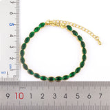 Nidin Light Crystal Bracelet for Women Cubic Zirconia Chain