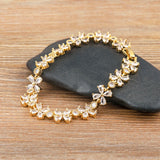 Nidin Rhinestone Bracelet For Women Wedding Zirconia Jewelry