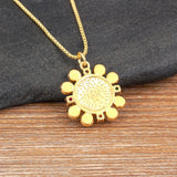 Nidin Freshwater Pearl Evil Eye Necklace Flower Eye Choker Jewelry