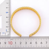 Nidin Classic Wrist Band Open Adjustable Bangle Women Zircon Party Jewelry