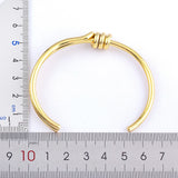 Nidin Spiral Classic Cuff Bangle Vintage Bracelet Sporty Jewelry Gift