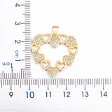 Nidin Romantic Heart Love Pendant Necklace for Women Choker Gift Jewelry