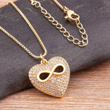 Nidin Romantic Heart Love Pendant Necklace for Women Choker Gift Jewelry
