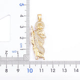 Nidin Classic Grim Reaper Death Antique Pendant Long Chain Necklace Gift