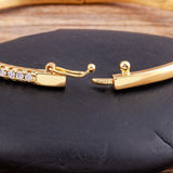 Nidin Colorful CZ Thin Bangles for Women