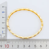 Nidin Crystal Rainbow Bangle Bracelet Charm Wedding Jewelry