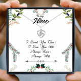 Niece Crystal Pendant Necklace - Aunt Uncle Gift
