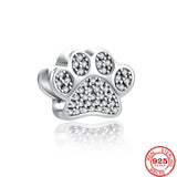 925 Silver Ladybug Clover Heart Pendant for Bracelet