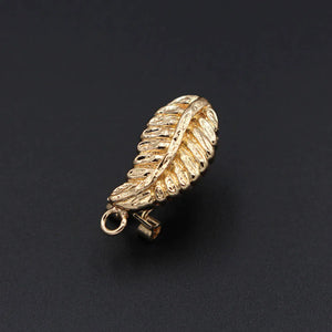 Nigerian Clip Back Earrings Post Loop Hanger Leaf Base Findings