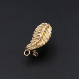 Nigerian Clip Back Earrings Post Loop Hanger Leaf Base Findings