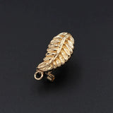 Nigerian Clip Back Earrings Post Loop Hanger Leaf Base Findings