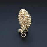 Nigerian Clip Back Earrings Post Loop Hanger Leaf Base Findings