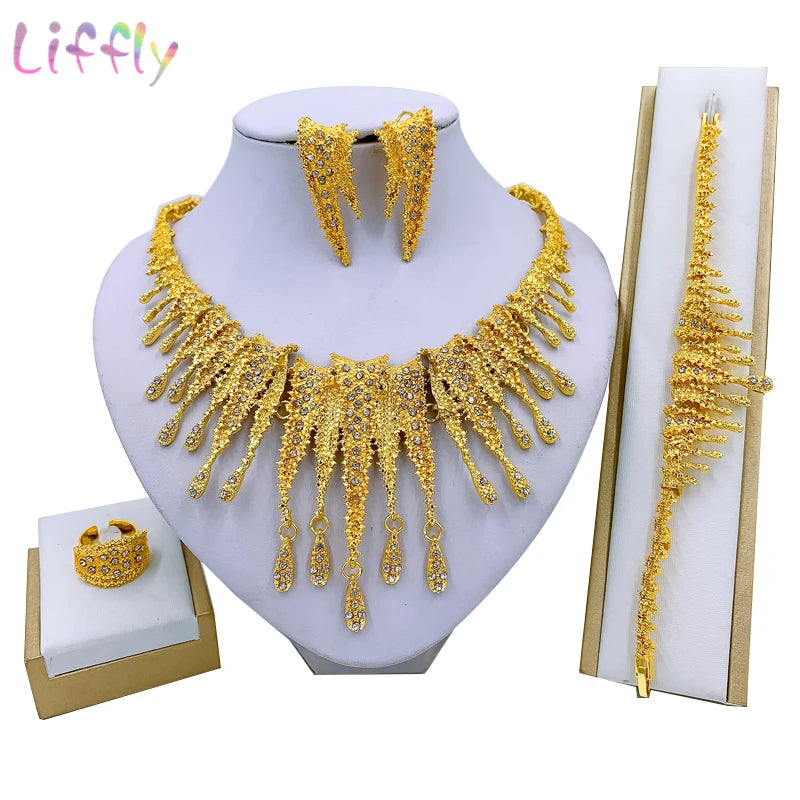 Nigerian Exaggerated Jewelry Set for Women