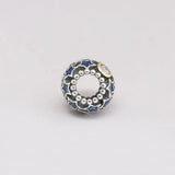 Night Sky Enamel & Clear CZ Beads for Charms Bracelets