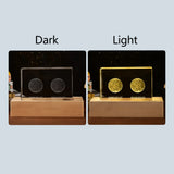Customizable 3D Visual Night Light Acrylic LED Desk Lamp - Bedroom Decoration