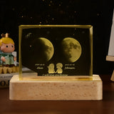 Customizable 3D Visual Night Light Acrylic LED Desk Lamp - Bedroom Decoration