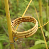 Nilerun Unisex Bamboo Root Rattan Bangle Bracelet